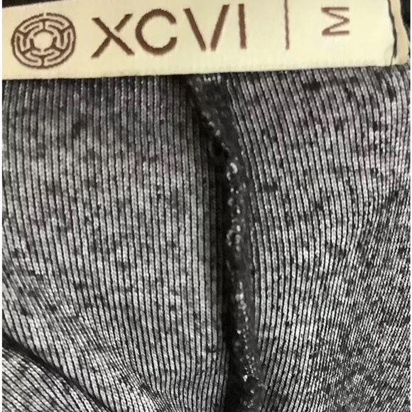 NWOT XCVI Sz M Maxi Crushed Velvet Pullover Dress Black Rayon Spandex Shift - Picture 5 of 6